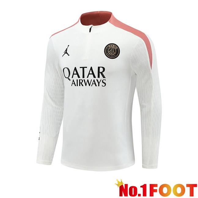 Paris PSG Training Sweatshirt White 2024/2025