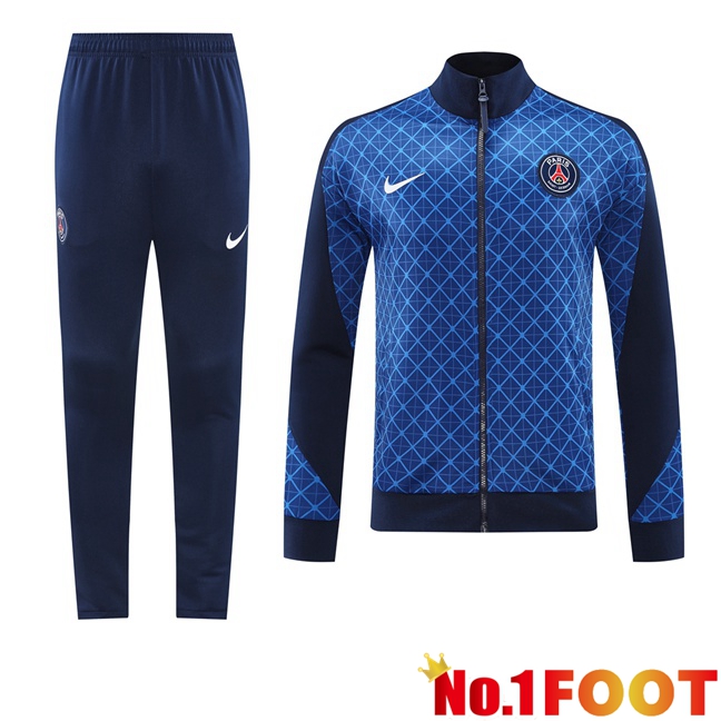 Paris PSG kit Training Jacket Suit Blue 2024/2025