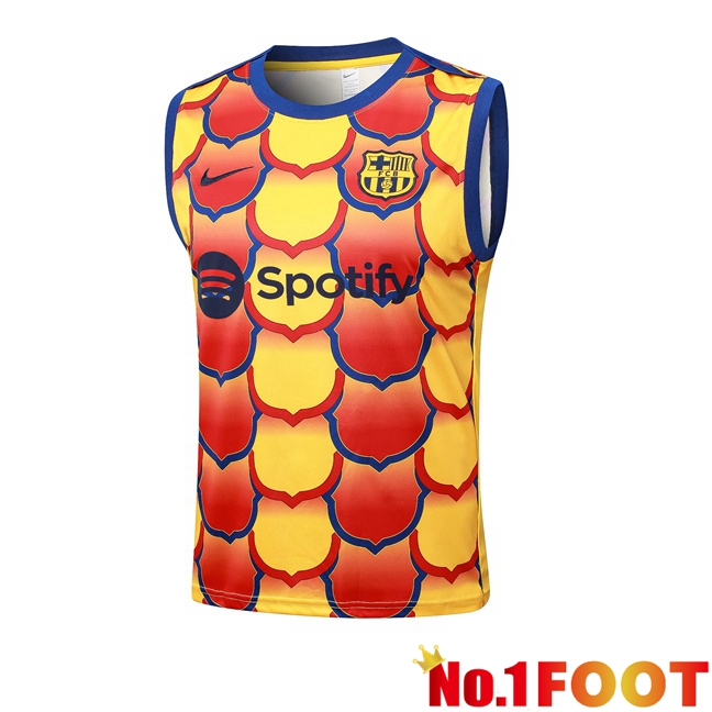 FC Barcelona Gilet Soccer Yellow 2024/2025