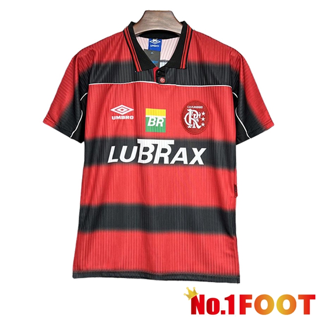 Flamengo Retro Home Soccer Jersey 1997