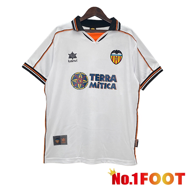 Valencia CF Retro Home Soccer Jersey 1999/2000