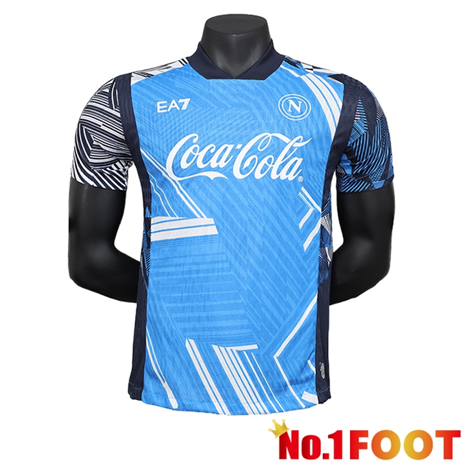 SSC Napoli Soccer Jersey Special Edition Blue 2024/2025 - Click Image to Close