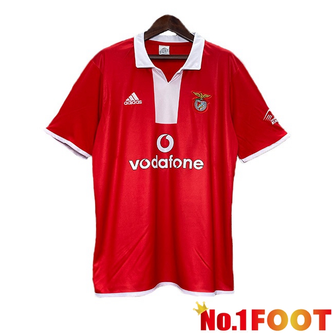 S.L Benfica Retro Home Soccer Jersey Red 2004-2005