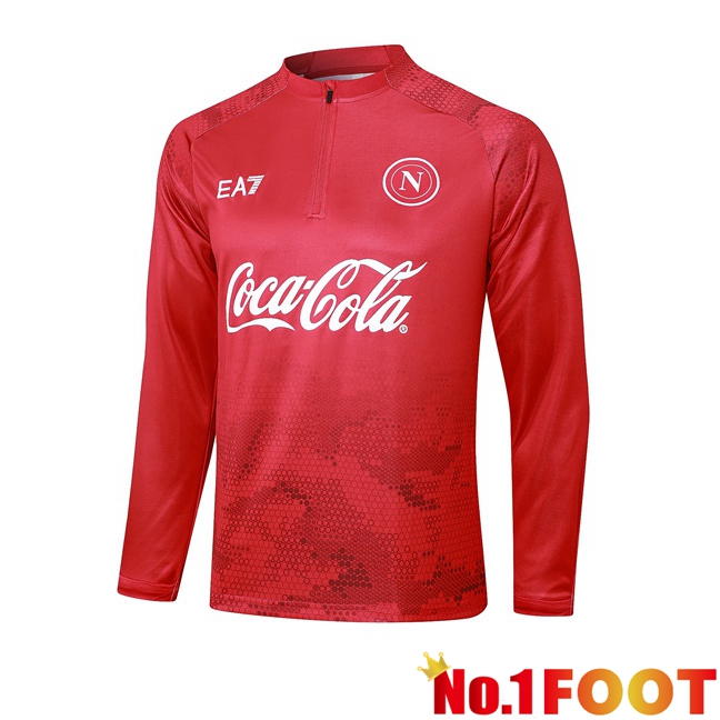 SSC Napoli Training Sweatshirt Red 2024/2025