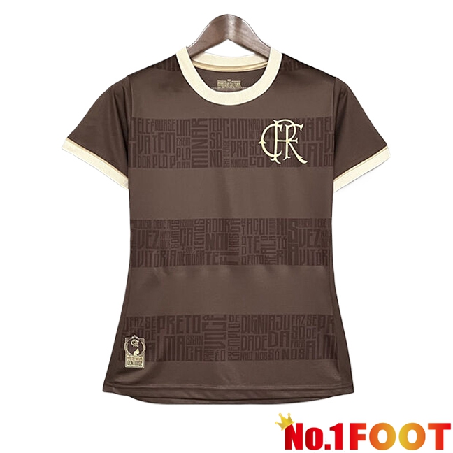 Flamengo Women Football Jersey Special Edition Brown 2024/2025