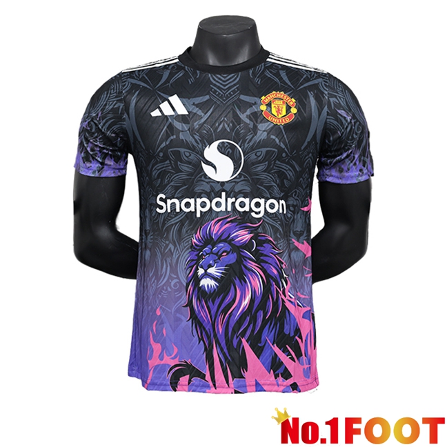 Manchester United Football Jersey Special Edition Black/Purple 2024/2025