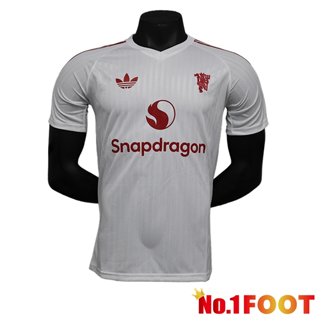 Manchester United Football Jersey Special Edition White 2024/2025