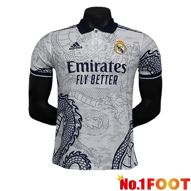 Real Madrid Football Jersey Special Edition White/Blue 2024/2025