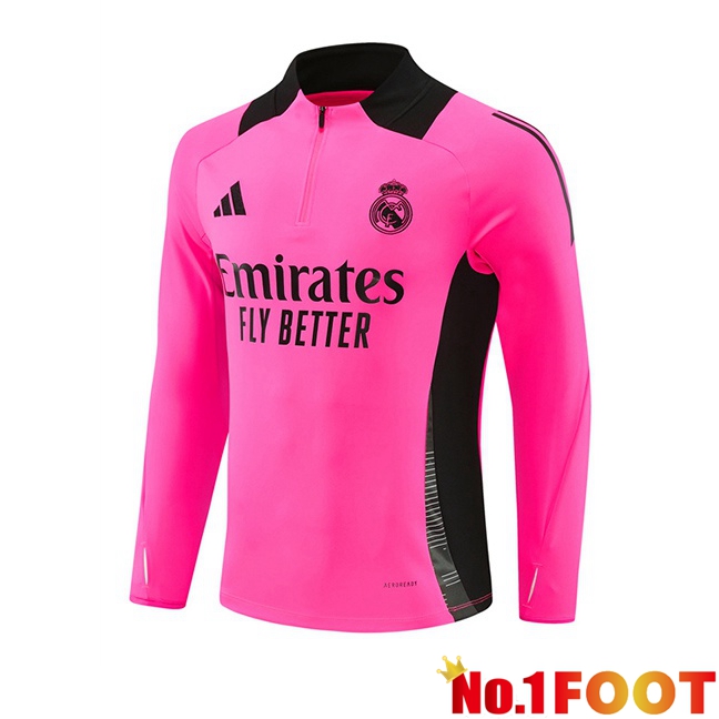 Real Madrid Training Sweatshirt Pink 2024/2025