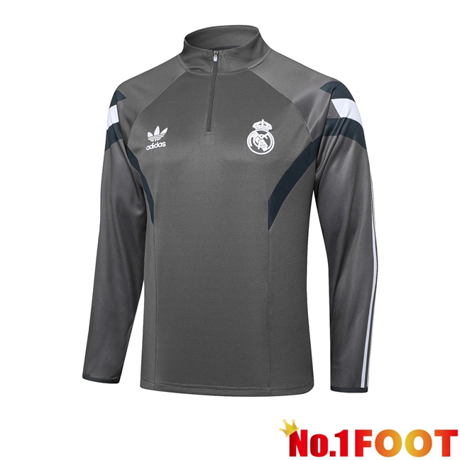 Real Madrid Training Sweatshirt Grey 2024/2025