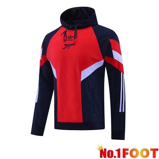 Arsenal Training Sweatshirt Hoodie Red 2024/2025