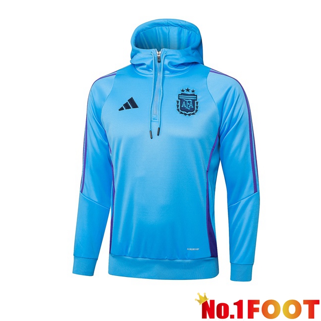 Argentina Training Sweatshirt Hoodie Blue 2024/2025