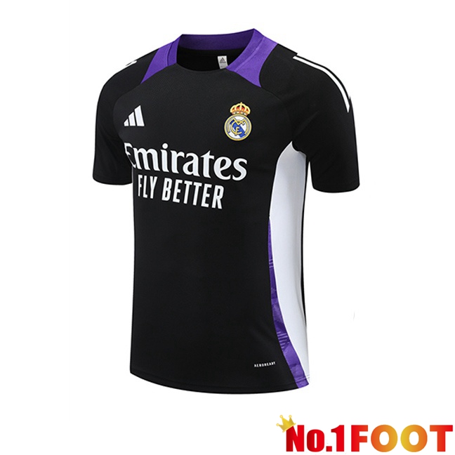 Real Madrid Training T Shirt Black 2024/2025