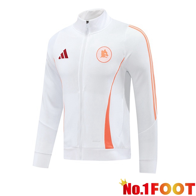 AS Rome Training Jacket White 2024/2025