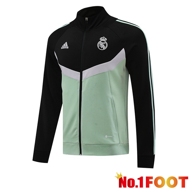 Real Madrid Training Jacket Black Green 2024/2025