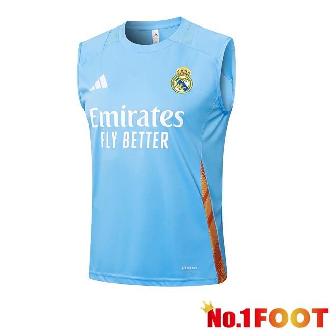 Real Madrid Gilet Football Blue 2024/2025