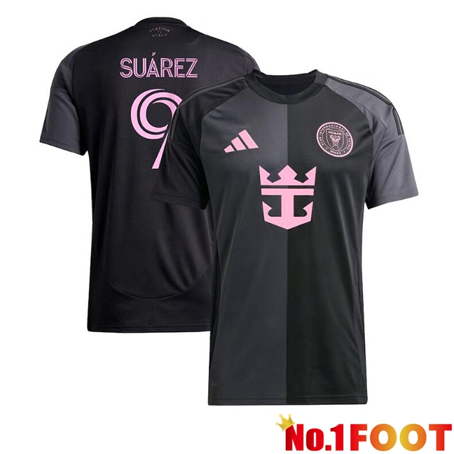 Inter Miami CF (Suárez 9) Away Football Jersey Black 2025/2026