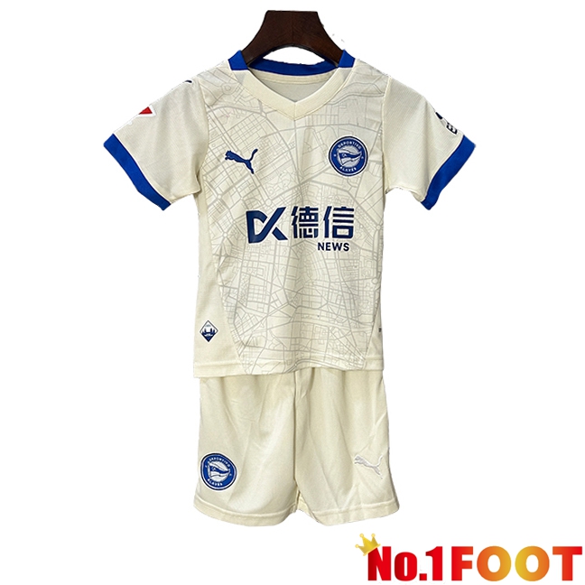 Kids Alaves Away Football Jersey 2024/2025