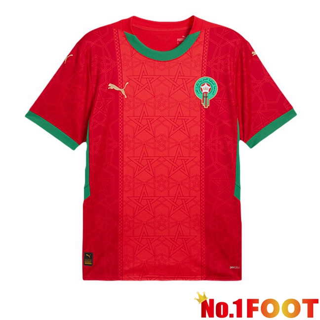 Maroc Home Football Jersey Red 2024/2025