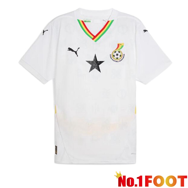 Ghana Home Football Jersey White 2024/2025