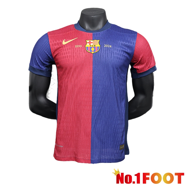 FC Barcelona Football Jersey Special Edition Red/Blue 1899-2024