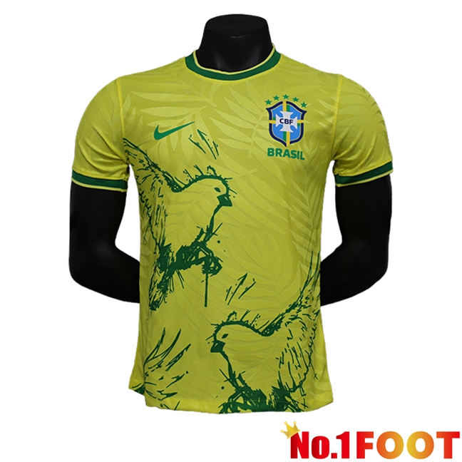 Brazil Football Jersey Special Edition Yellow 2024/2025