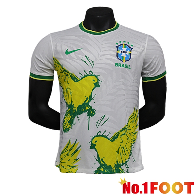 Brazil Football Jersey Special Edition White 2024/2025