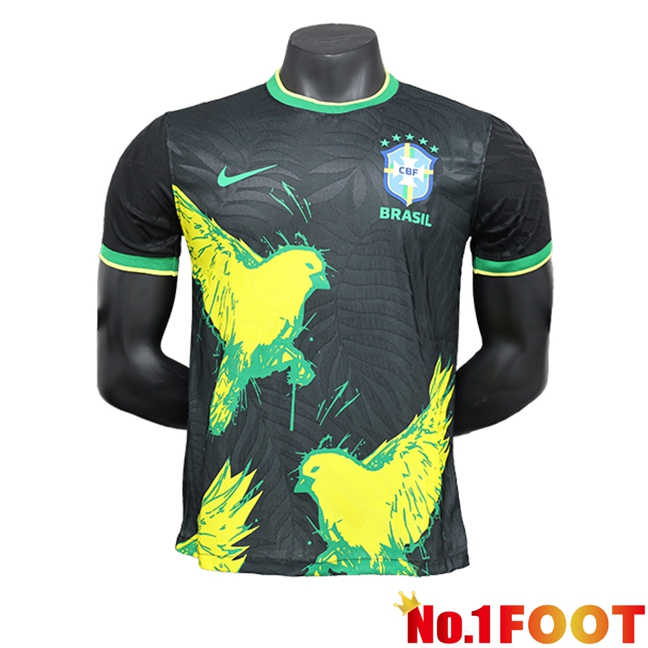 Brazil Football Jersey Special Edition Black 2024/2025