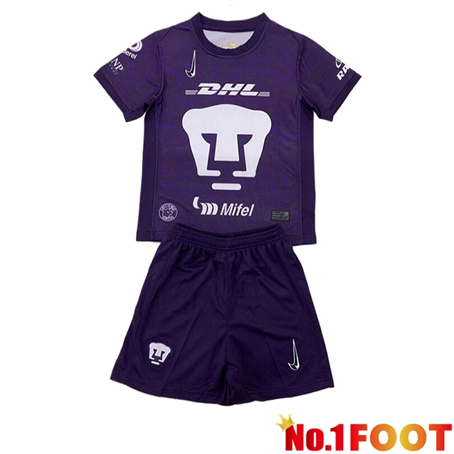 Pumas UNAM Kids Third Football Jersey 2024/2025