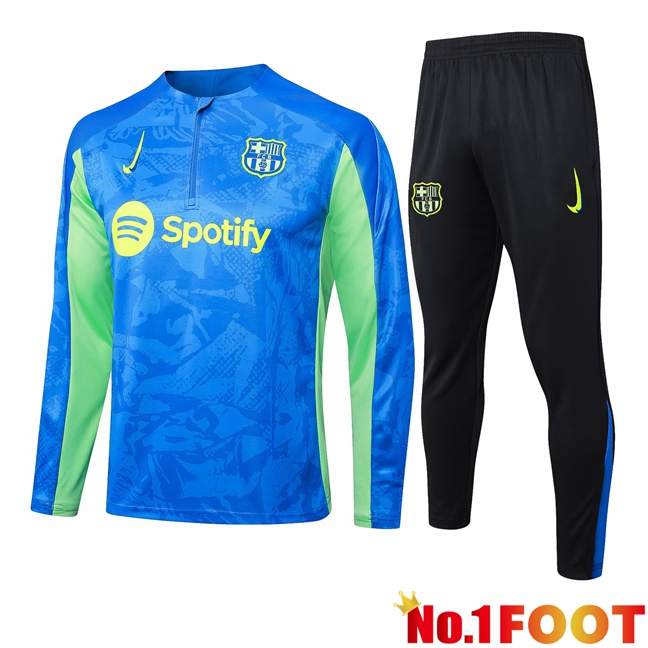 FC Barcelona kit Training Tracksuit Blue Green 2024/2025