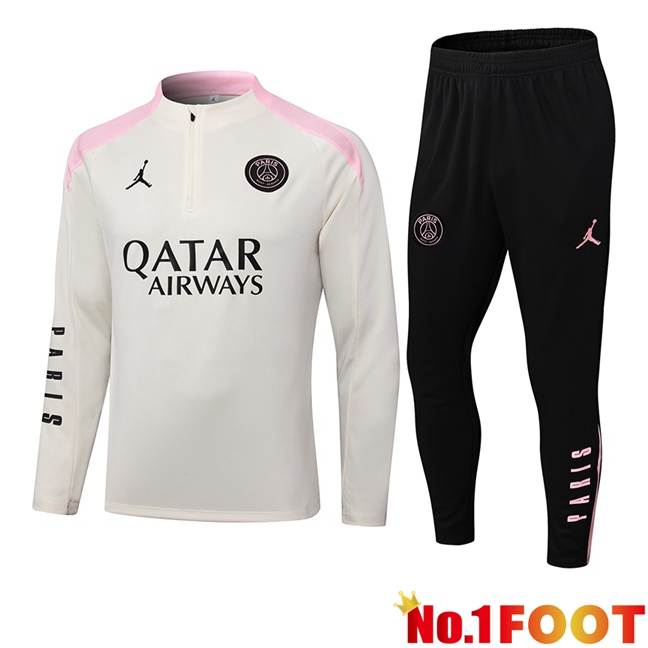 JORDAN Paris PSG kit Training Tracksuit Grey 2024/2025