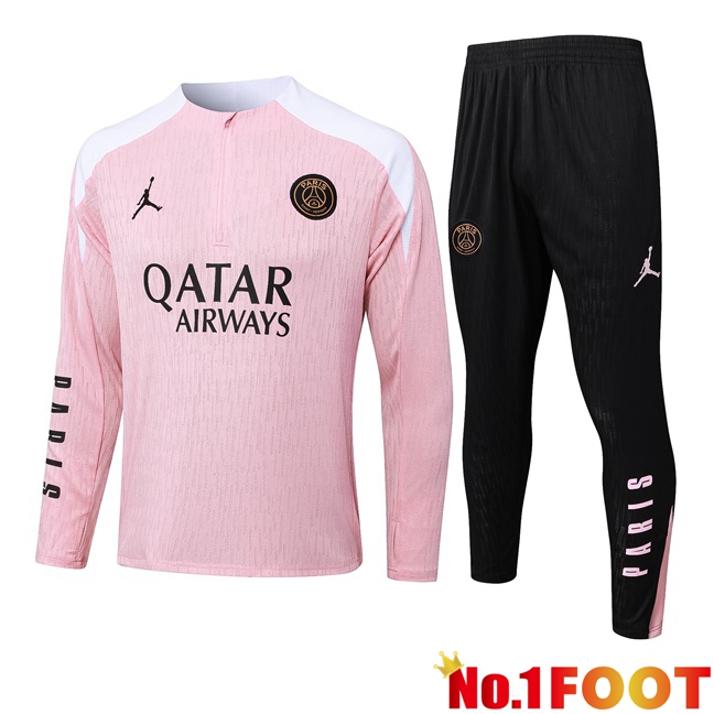 JORDAN Paris PSG kit Training Tracksuit Pink 2024/2025