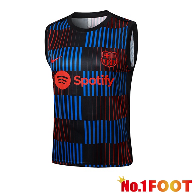 FC Barcelona Gilet Football Blue Red Black 2024/2025