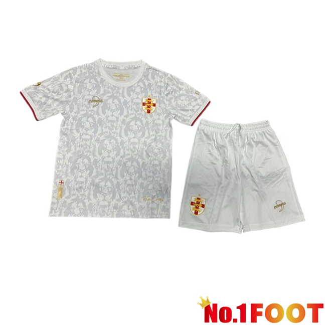 England Kids Football Jersey Special Version White 2024/2025