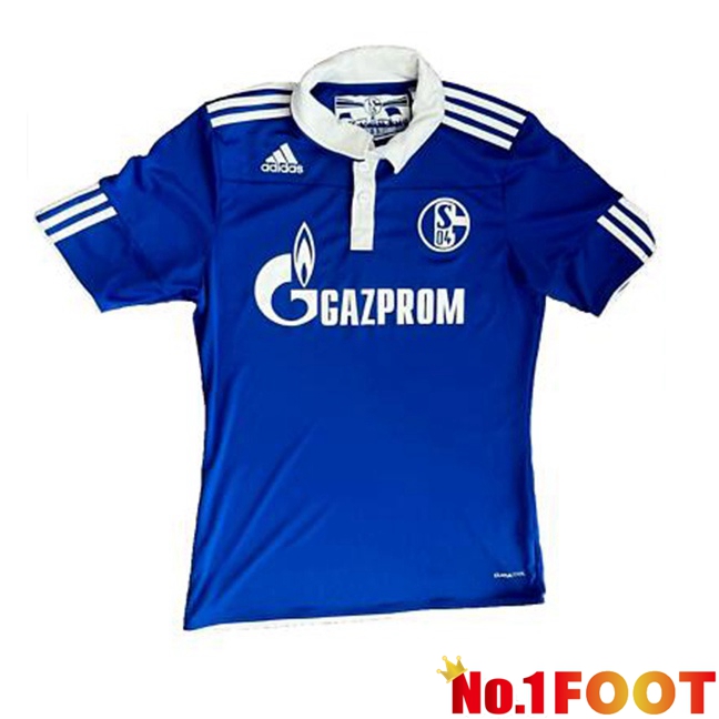 Schalke 04 Retro Home Football Jersey Blue 2010-2011