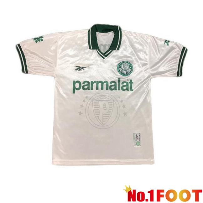 Palmeiras Retro Away Football Jersey White 1997