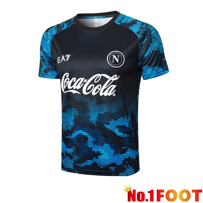 SSC Napoli Training T Shirt Blue Black 2024/2025