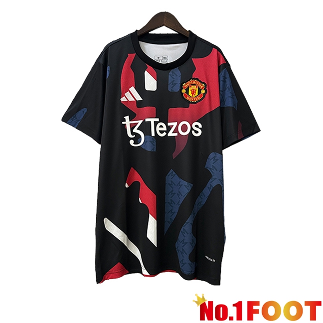 Manchester United Soccer Jersey Special Edition Black/Red 2024/2025