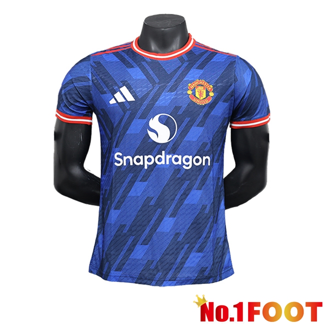 Manchester United Soccer Jersey Special Edition Blue 2024/2025