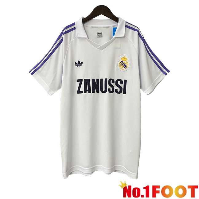 Real Madrid Retro Home Soccer Jersey 1984/1985