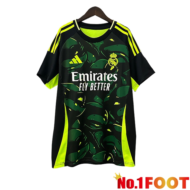 Real Madrid Soccer Jersey Special Edition Green/Black 2024/2025