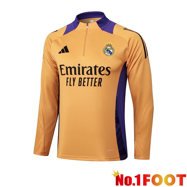 Real Madrid Training Sweatshirt Orange 2025/2026