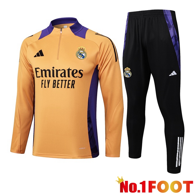 Real Madrid kit Training Tracksuit Orange 2025/2026