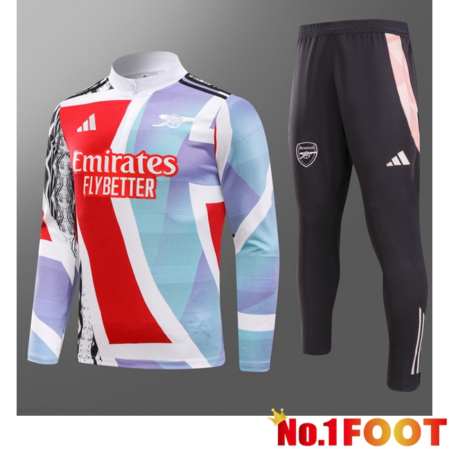 Arsenal Kids kit Training Tracksuit Red White 2025/2026