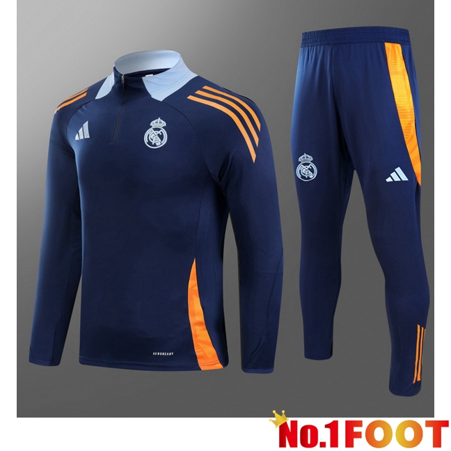 Real Madrid Kids kit Training Tracksuit Blue Royal 2025/2026