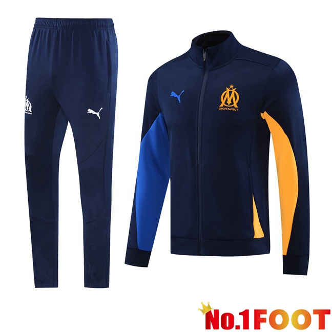 Marseille OM kit Training Jacket Suit Blue Royal 2025/2026