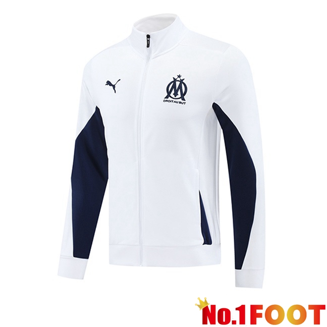 Marseille OM Training Jacket White 2025/2026