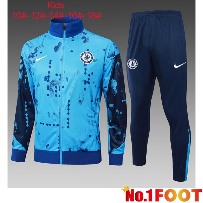 FC Chelsea Kids kit Training Jacket Suit Blue 2025/2026