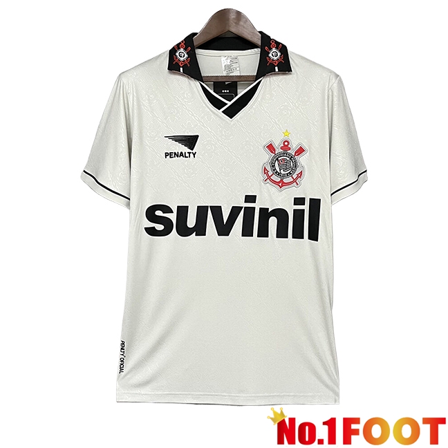 Corinthians Retro Home Soccer Jersey 1996