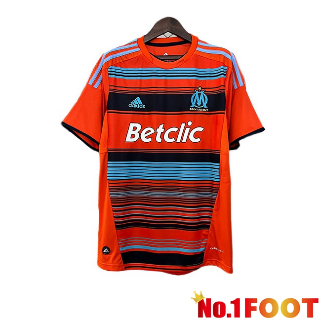 Marseille OM Retro Third Soccer Jersey Orange 2011-2012